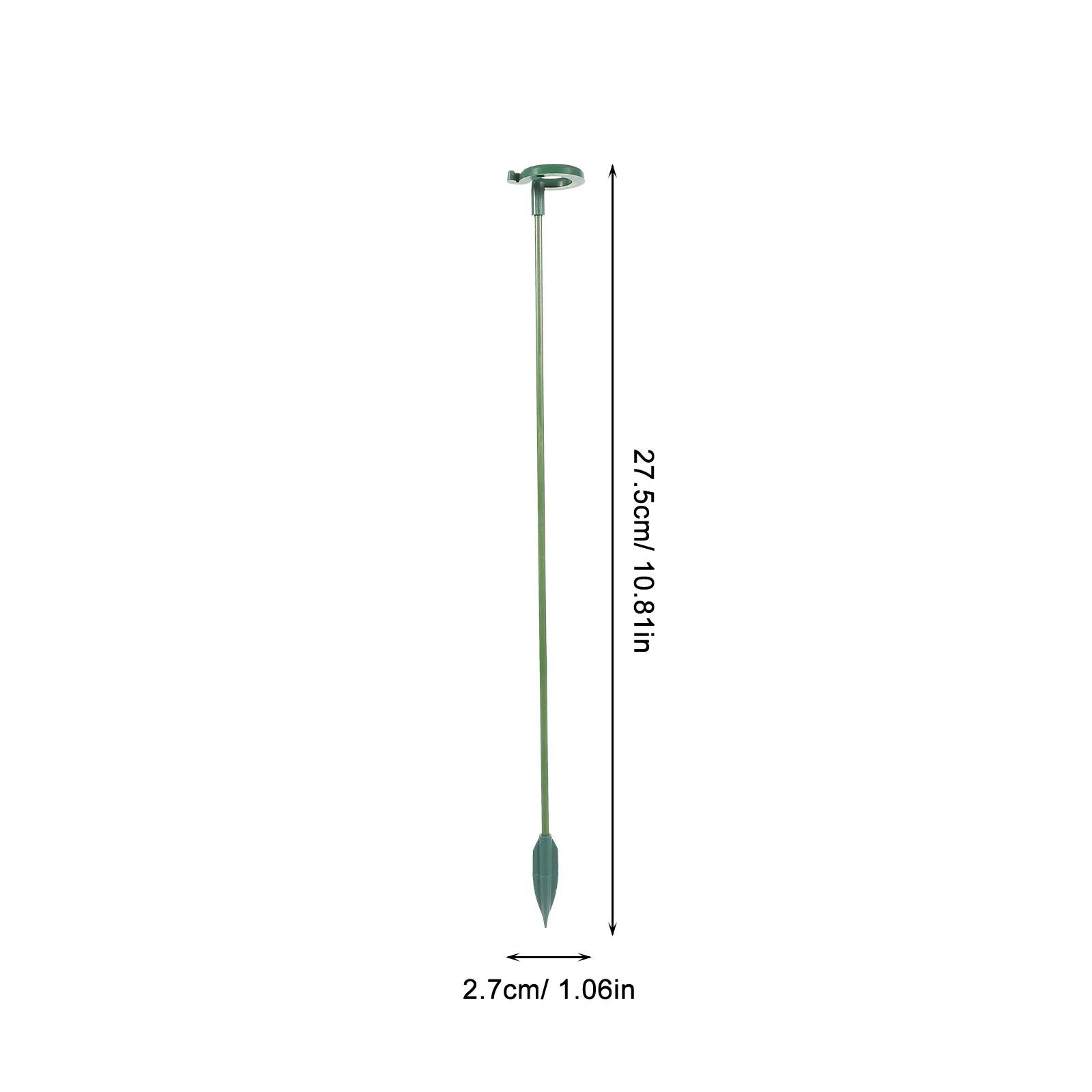 10 pçs estacas de crescimento haste única hastes de flores vaso planta suporte rack jardim planta suporte estacas vaso de flores escalada treliça