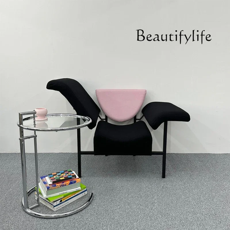 Nordic Style Designer Model Creative Single Sofa Modern Light Luxury Shaped Armrest Backrest Leisure Chair