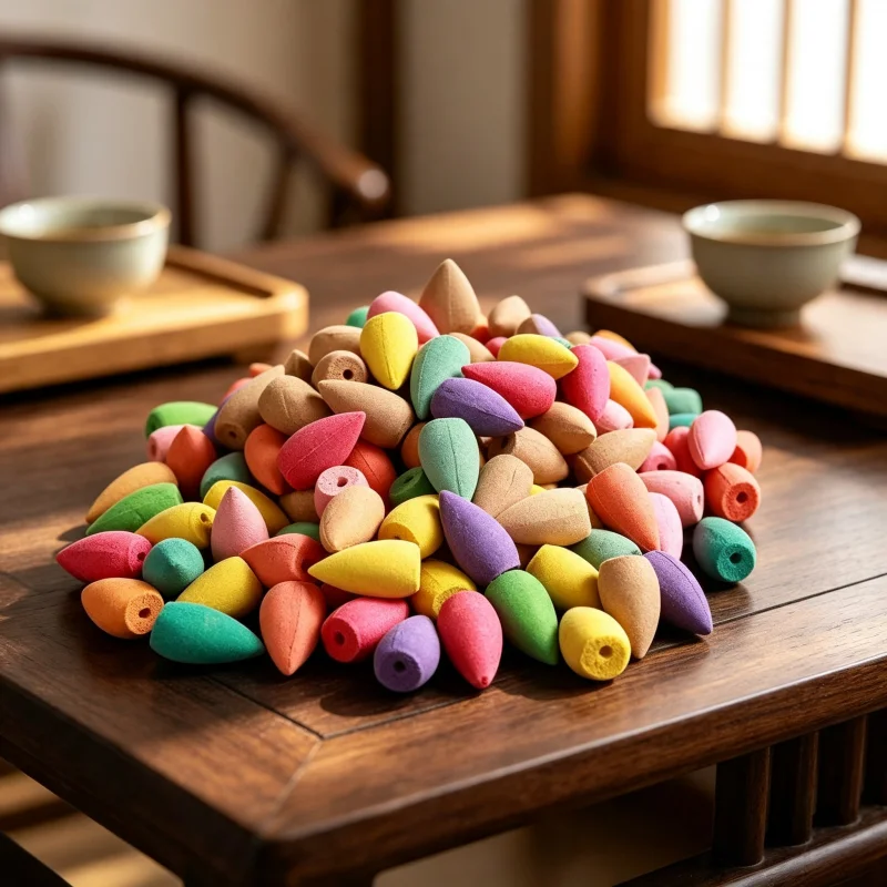 Mixed Waterfall Smoke Backflow Natural Incense Cone Incense Cone Lavender Multi-scented Suitable for Places Tea Room Yoga Room