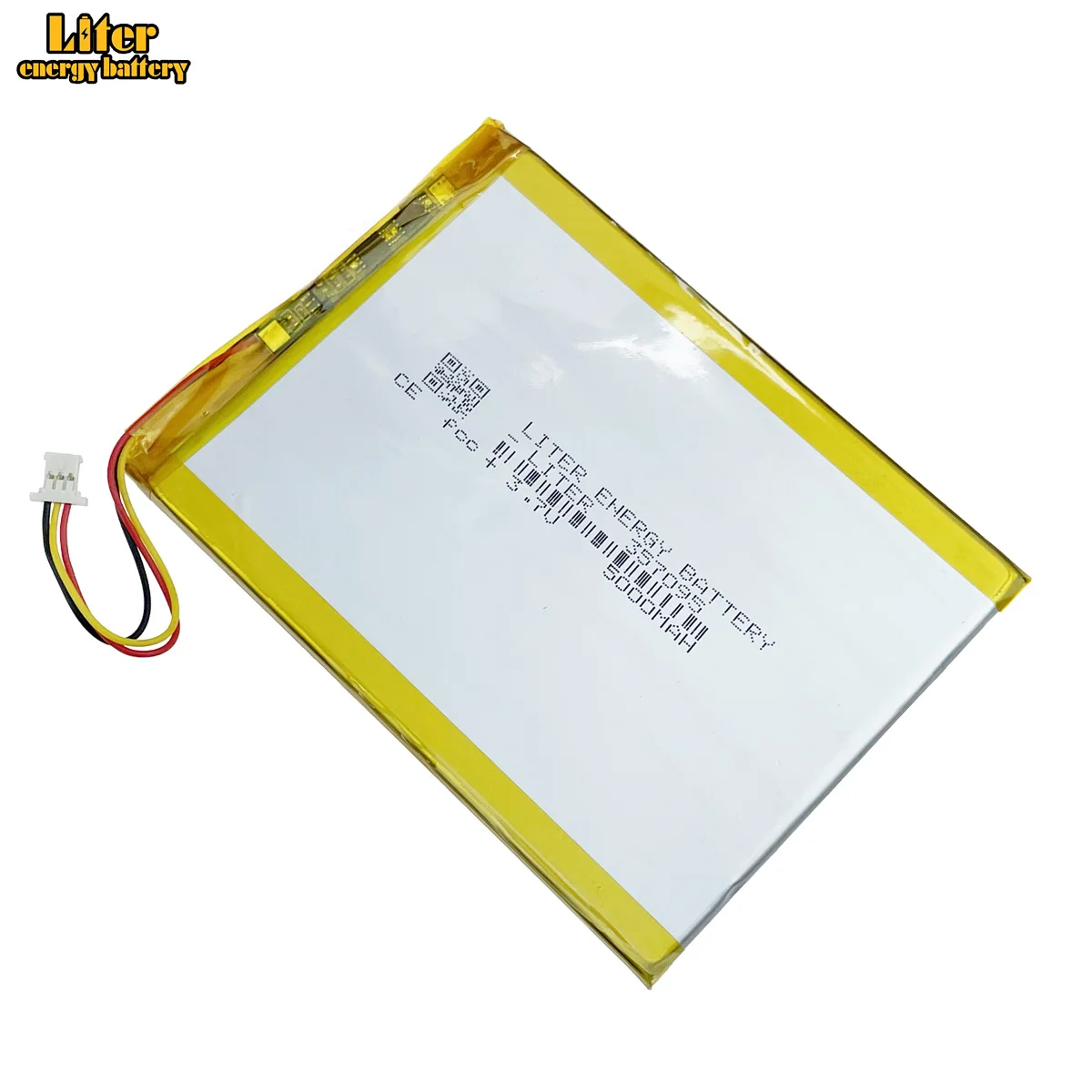 3-wires connector 357095 3.7V 5000mAh tablet battery For child Tablet prestigio multipad Rechargeable batteries