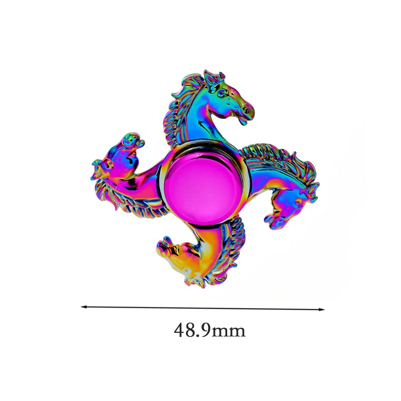 Finger Spinner Rainbow Metal Gyro Toys Anti-Anxiety Toys Multi-style Gift for Kids Gadgets Gift Stress Relief