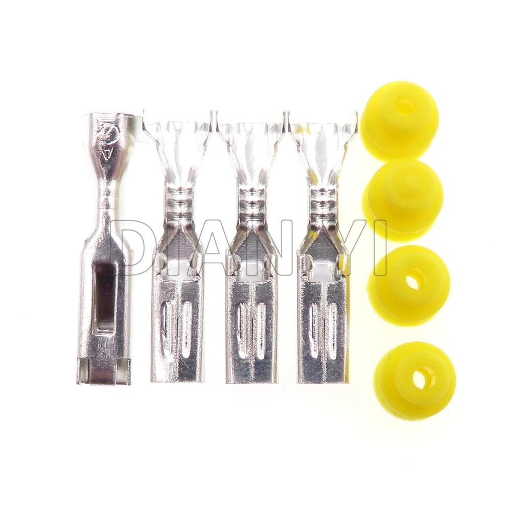 1 Set 4 Way AC Assembly Car Waterproof Connectors For Mitsubishi PB185-04326 Auto Throttle Position Sensor Wire Harness Socket