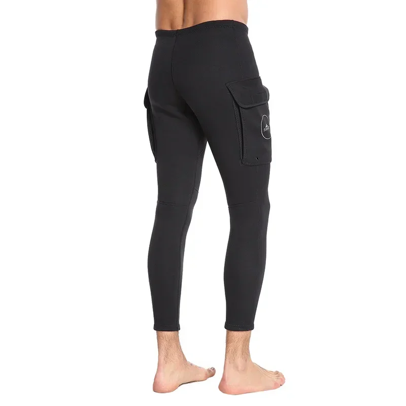 

Гибкие брюки для дайвинга толщиной 3 мм, мужские длинные брюки для защиты от холода, защиты от солнца, купальный костюм, костюм для дайвинга, мужской купальный костюм