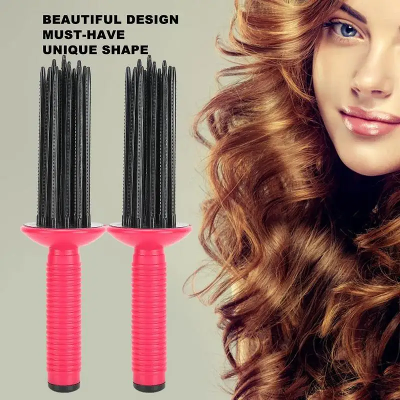 Hot Air Curler Non-Slip Hot Air Curler Comb Hair Styling  And Ergonomical Hair Accessories For Home Stage Performance Traveling