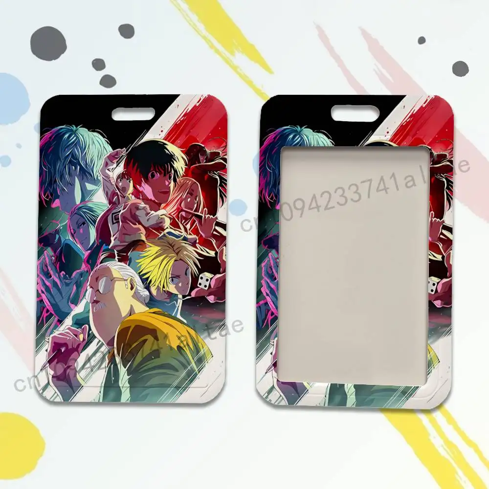 Sakamoto Comics D-Days Card Holder Durable With Carabiner Name Tag Vertical ID Badge Holders Credentials Protection view 6
