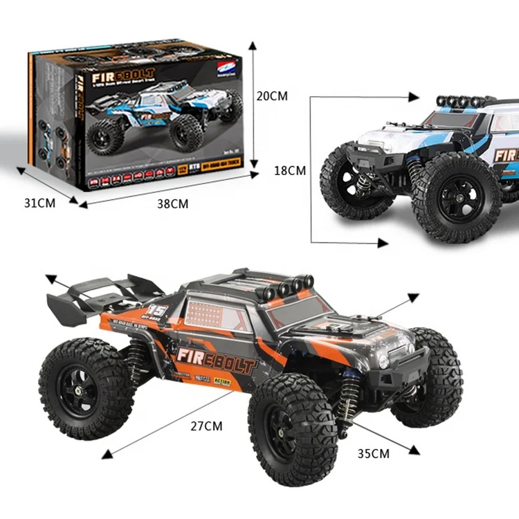 RC Car Brushless Motor, Caminhão Modelo Off-Road, ESC 50km, h, Controle Remoto, Vendas Quentes de Fábrica, HBX 901A, Escala 1:12