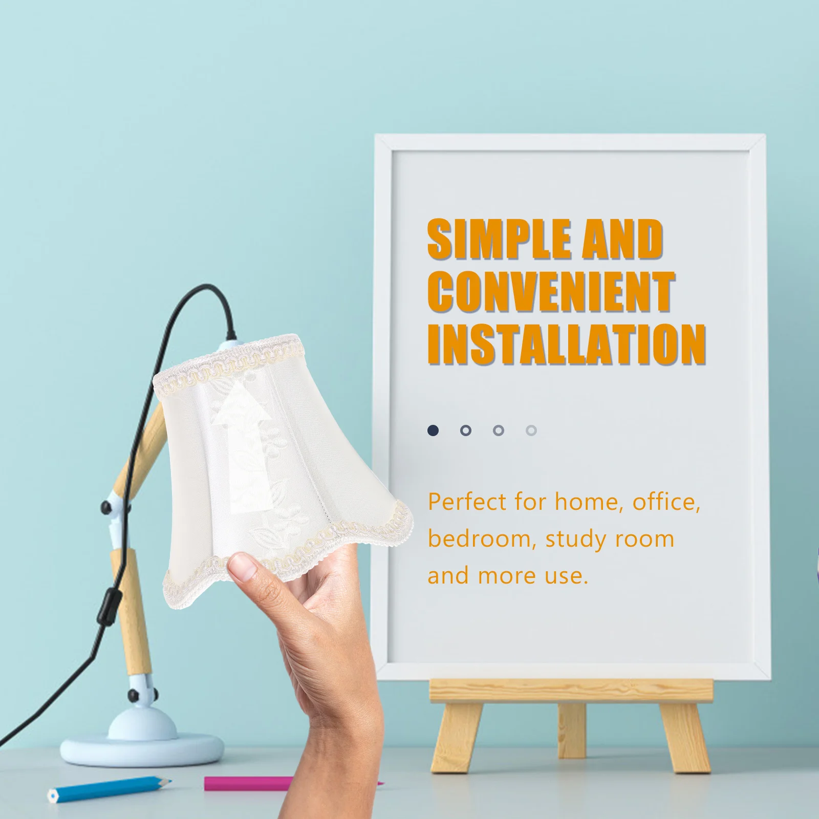 

Leaf Pattern Embroidery Lampshade Retro Cloth Cover For Wall Ceiling Pendant Floor Lamp Indoor Light Fixture Vintage