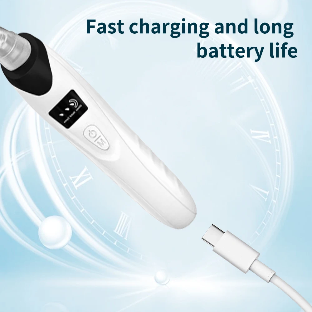 مجموعة هدايا عيد الميلاد الجديدة لعام 2025، جهاز تنظيف الوجه ذو 3 شفط - منظف المسام المفرغ لإزالة الرؤوس السوداء والجلد الميت