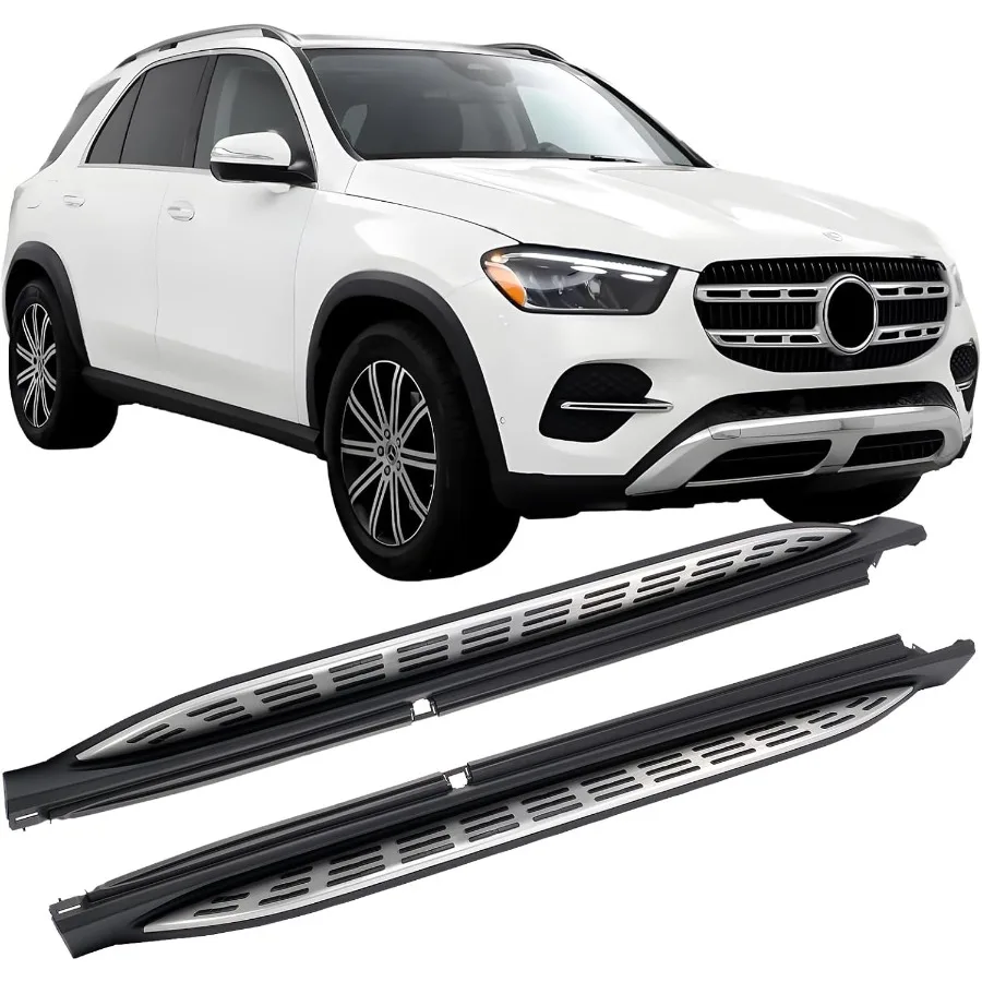 

2PCS Aluminum Side Step Boards OE Style for 2020 2021 2022 2023 2024 2025 Mercedes Benz W167 GLE 350 450 Running Boards Factory