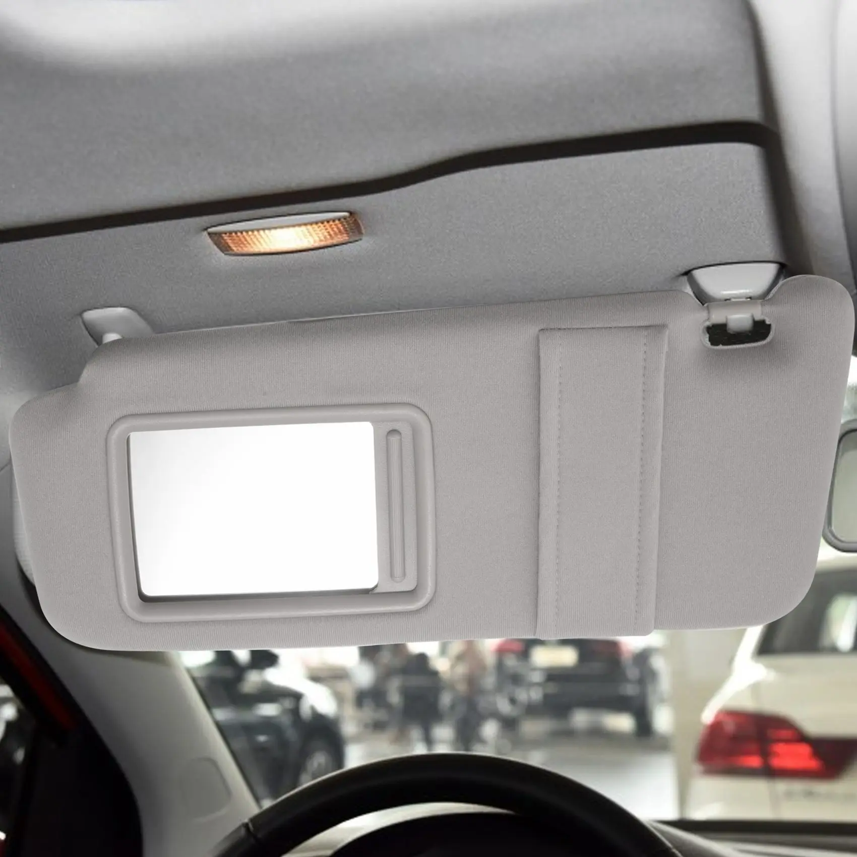 

NEW-Gray Car Sun Visor Sunshade For TOYOTA 09-16 Venza Driver Side Left 74320-0T022-B1