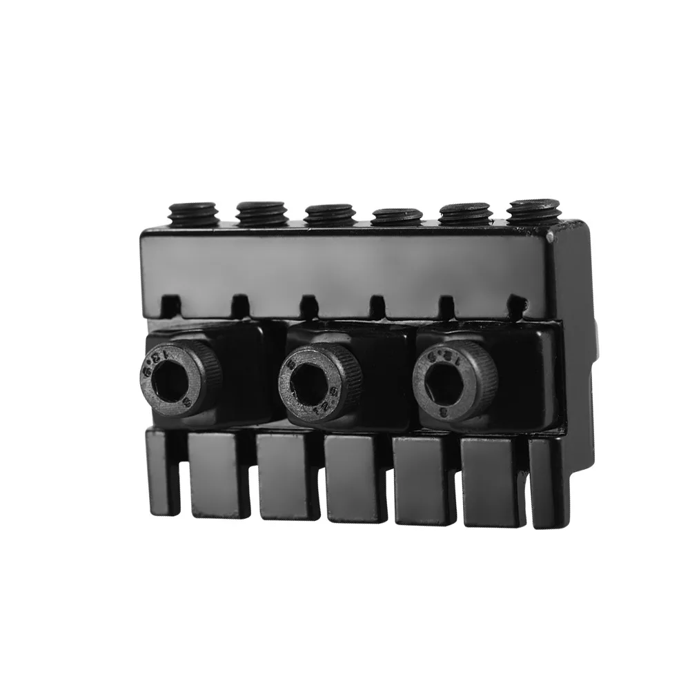 ​Zinc Alloy ​Headless Guitar Locking Nut​ ​With 2 Wrench​ ​With 2 Screw​ ​Electric Guitar Locking Nut​ ​Black