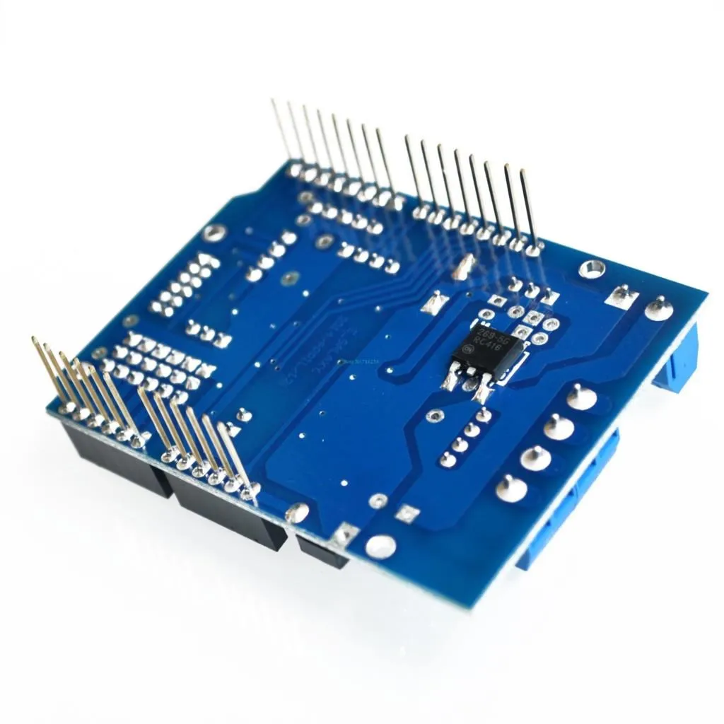 L298P PWM Speed Controller Dual High-Power H-bridge Driver ,Bluetooth Interface, L298P Motor Shield Board for image 4
