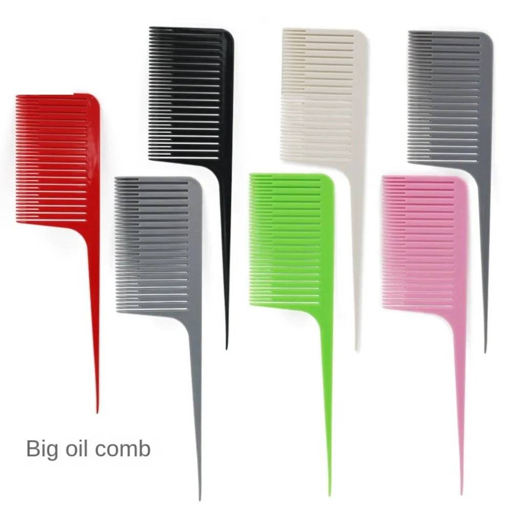 Highlighting Hair Styling Comb Men Women Cut Sectioning Weaving Foiling Hair Comb Barber Fish Wide Hair Dyeing Comb Salon Tool