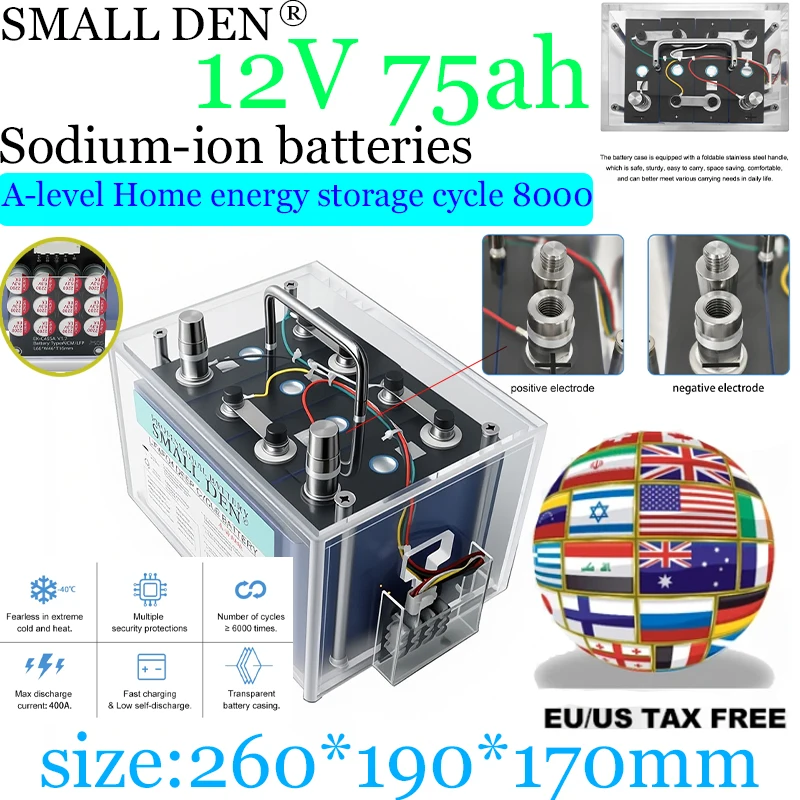 12V 75Ah Deep Cycle…