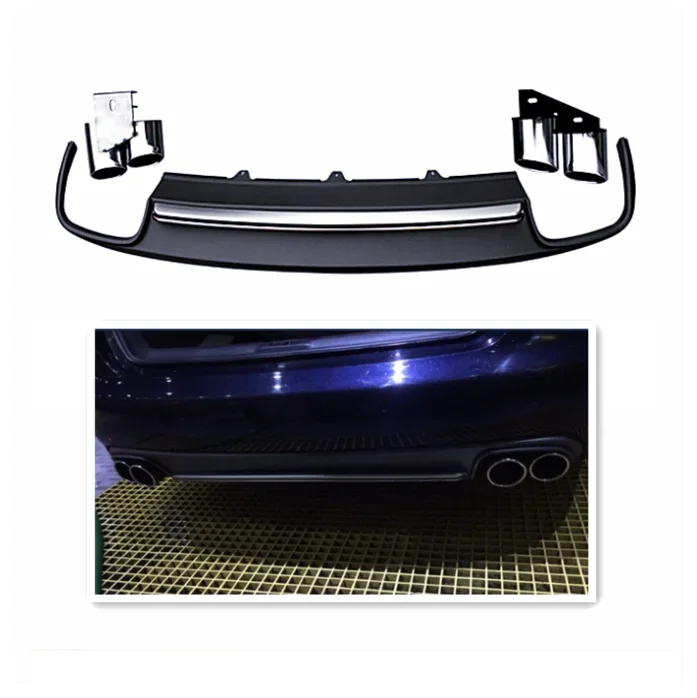 

Automotive Parts S4 Style Rear Diffuser For A4 B8 Rear Bumper Lip 2008-2012