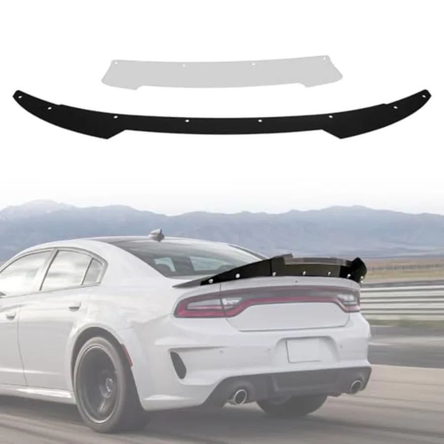 

Venom V2 Rear Wickerbill Spoiler fit for Dodge Charger 2015-2023 SRT ScatPack HellcatRear Spoiler Wing Trunk Lip Rear Body Part