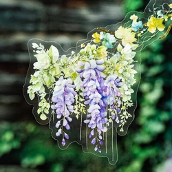 20 pcs/pack Spring Vine flowe Stickers aesthetic Stick Labels Decorative Diary Album Scrapbooking material Junk Journal Supplies