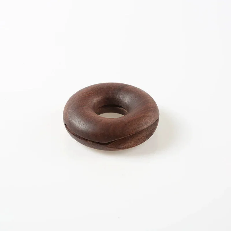 Vintage Wooden Food Bag Clips - Solid Wood Seal Clips for Snacks - Walnut & Beech Clamps for Office & Kitchen