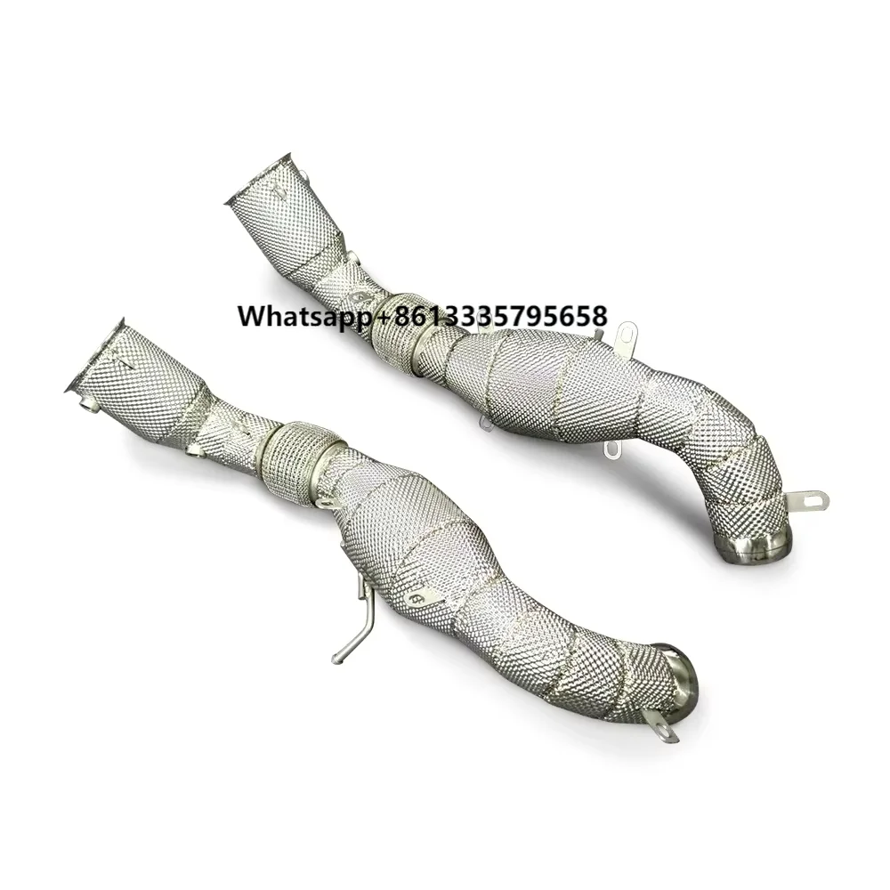 

High Performance Sports Catalytic Converter for McLaren 540C/570S/570GT 2015-2018 Stainless Steel Downpipe with Heat Shield