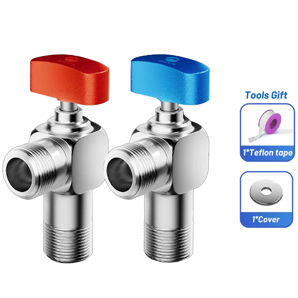 

ORIENTAL YUHONG Hot Cold Inlet Valve Filling Angle Valves Sink Basin Water Heater Stop Valve Toilet Kitchen Bathroom Accessories