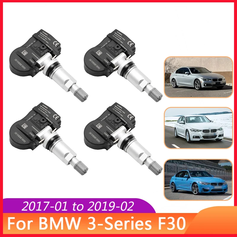 

4шт 36106856209 ДЛЯ BMW 2-Series 3-Series 4-Series X1 X2 X5 X6 433 МГц TPMS ДАТЧИК ВОЗДУХА В ШИНАХ 36106881890 6855539