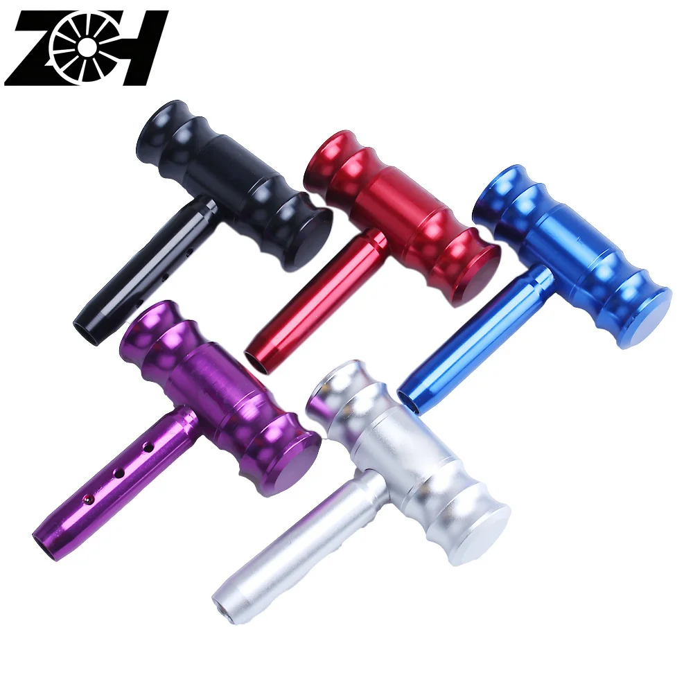 Universal Car Aircraft Joystick Aluminum Alloy Gear Shift Knob Head Manual Handle Stick Shifter AT MT Fit For Honda Toyota