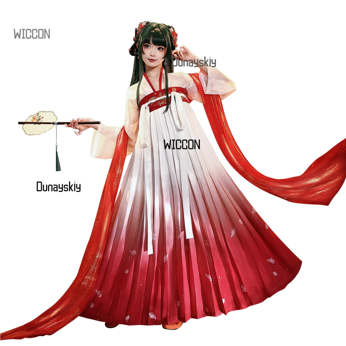 مجموعة ملابس Maomao Anime Cosplay The Apothecary Diaries: شعر مستعار، فستان رقص أنيق رائع لحفلات الهالوين