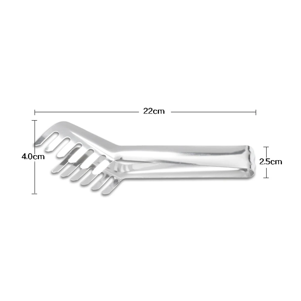 

4 Pcs Small Tongs for Serving Food Clip Spaghetti Kitchen Utensil Stainless Steel