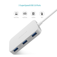 dodocool 4Port USB 3.0 Hub USB Hub High Speed type c Splitter 5Gbps For PC Computer Accessories Multiport HUB 4 USB 3.0Port 4KHD