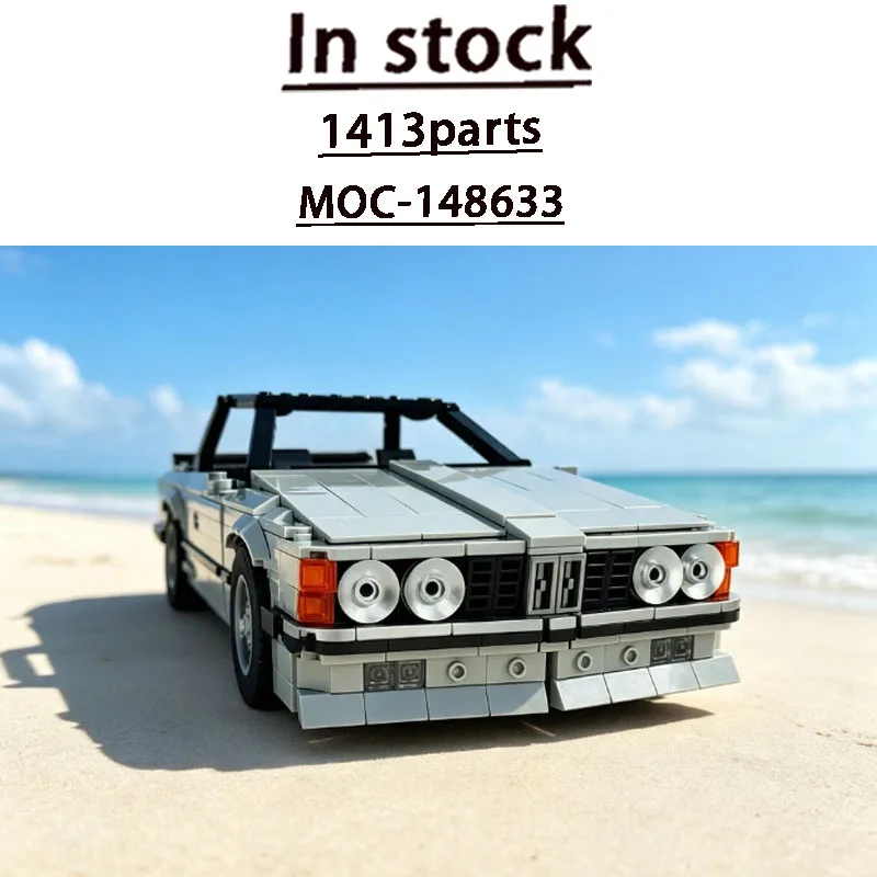 MOC-148633 New Popular Street Outdoor Sports Luxury Car Building Block Model 1413 Parts Custom Educational Birthday Toy Gift