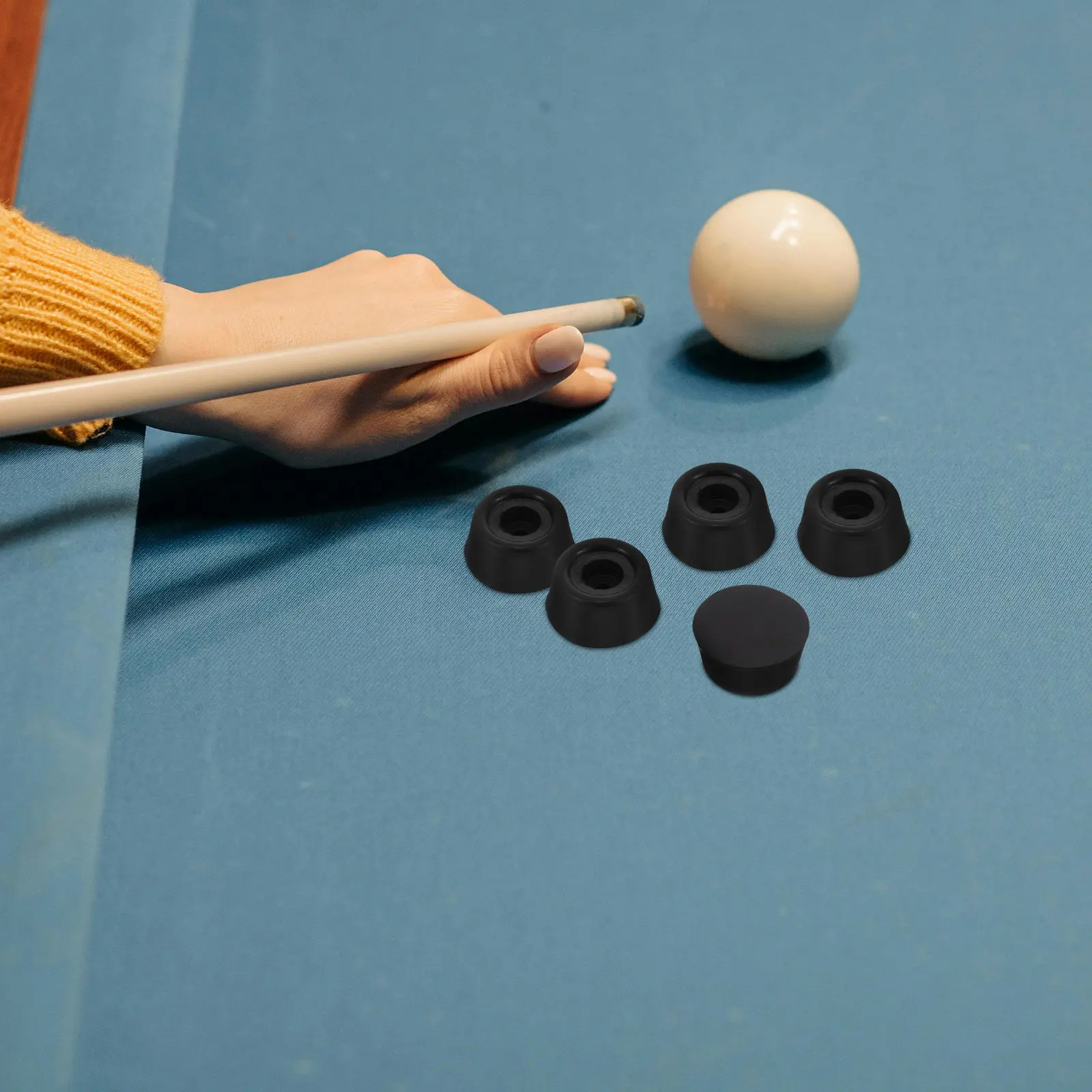 

10 шт. защитных резиновых заглушек для наконечников бильярдных киев, износостойкие, с устойчивой основой, универсальный размер