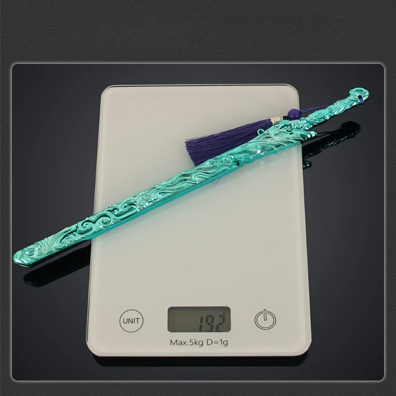 Figura de Anime Naraka Bladepoint de 30cm, modelo periférico de Metal, artesanía, decoración de escritorio, adornos, regalos de cumpleaños, Juguetes