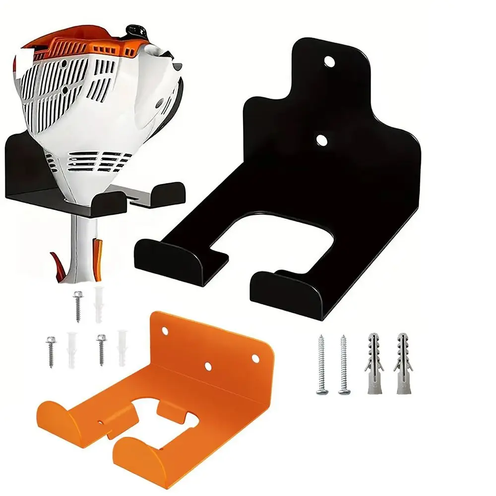 1Pcs Wall Mounted Weed Whackers Holder Heavy-Duty Adjustable Garden Tool Holder Save Space Iron Hedge Garden Tool