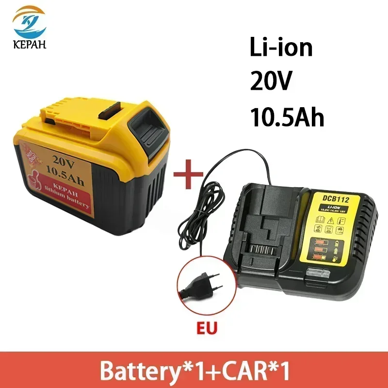 20V 10.5Ah DCB203 lithium battery replacement DeWalt 18V 20 volt maximum DCB112 DCB184 DCB200 DCB180DCB181DCB182 DCB201