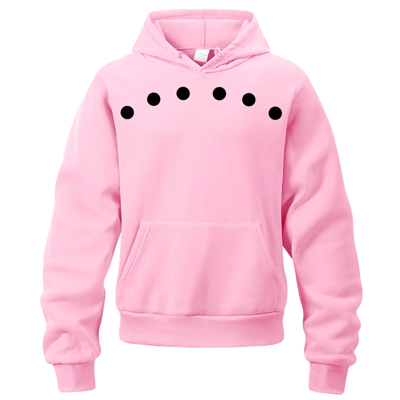 

Спортивная толстовка с принтом в горошек для мужчин, весенне-осенний теплый уютный пуловер, топы, толстовка с капюшоном и длинными рукавами, с карманом Kanga