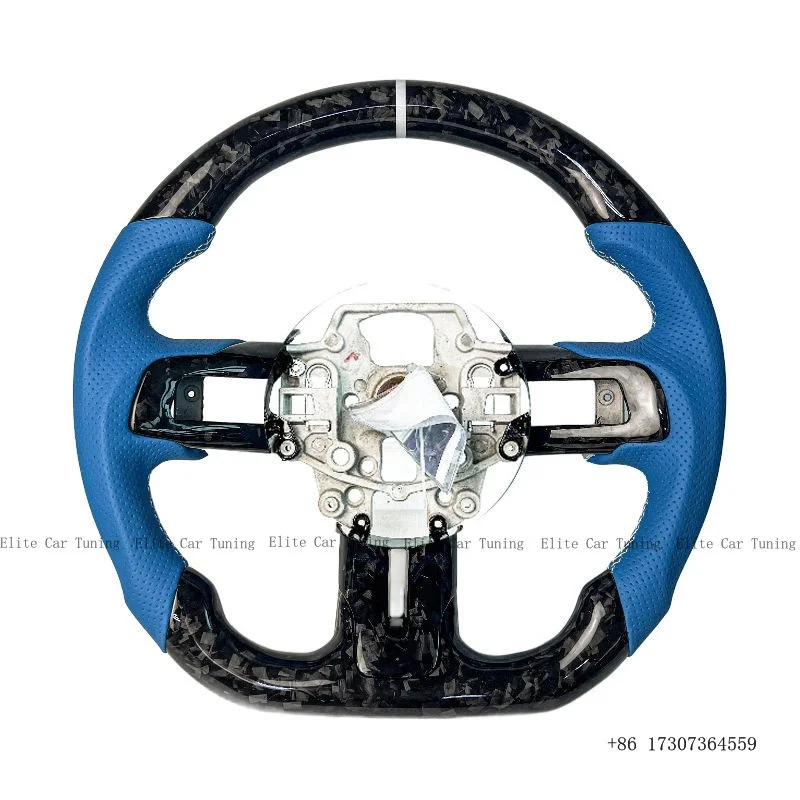 The Most Popular Spot New Products Carbon Fibre Grip Wheel for Ford Mustang Car Steering Wheel