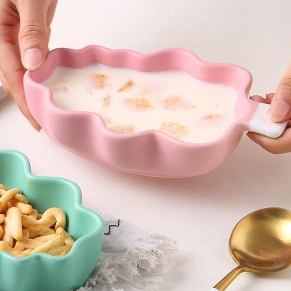 

Ceramic Bowl Creative Tree Shaped Salad Dessert Snack Fruit Serving for Home Event Ceramic Salad Bowl