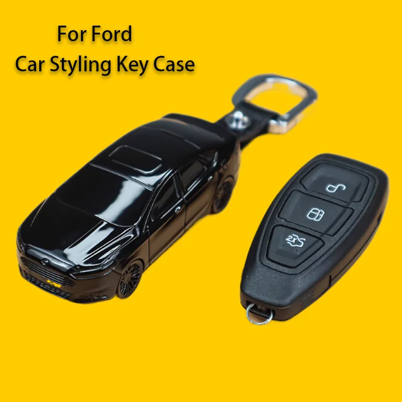 

Car Model for Ford Kuga Focus Mk3 Mk4 Mondeo Fiesta Titanium Ecosport Transit MK8 Smart Remote Car Key Case Cover Accessories