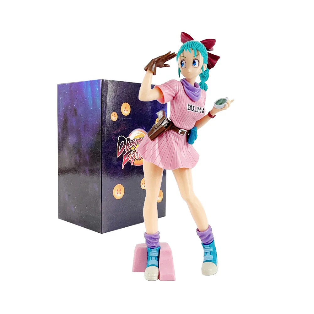 Dragonball Z "Anime debuttion Girl Bulma Action Figures PVC Series 25cm Model Doll Collection giocattoli Desktop ragazzi ragazze regali