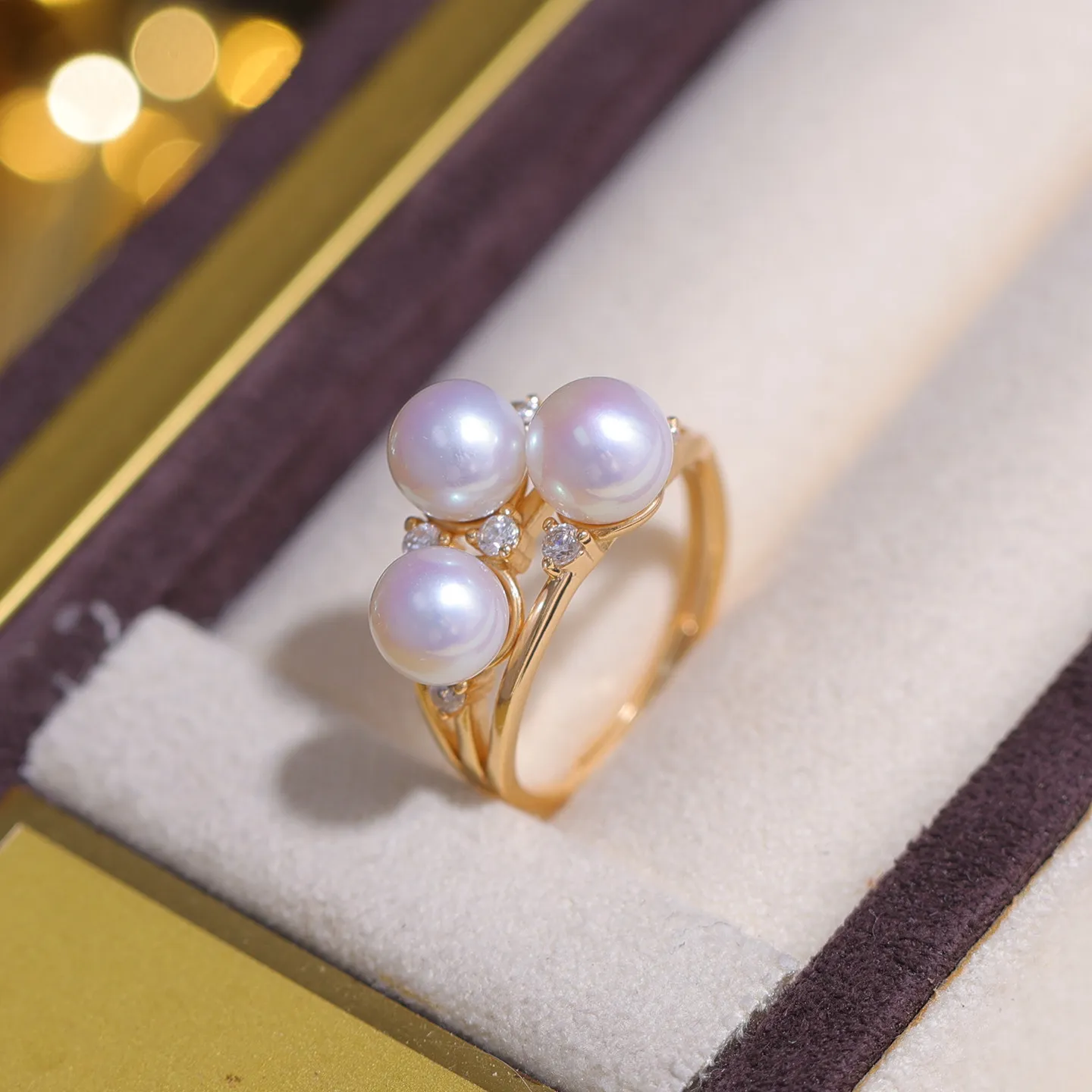 S925 Sterling Silver Adjustable Finger Ring Mountings Base Setting Findings Jewelry Mount Accessories for 5-7mm Pearls 3pcs/lot