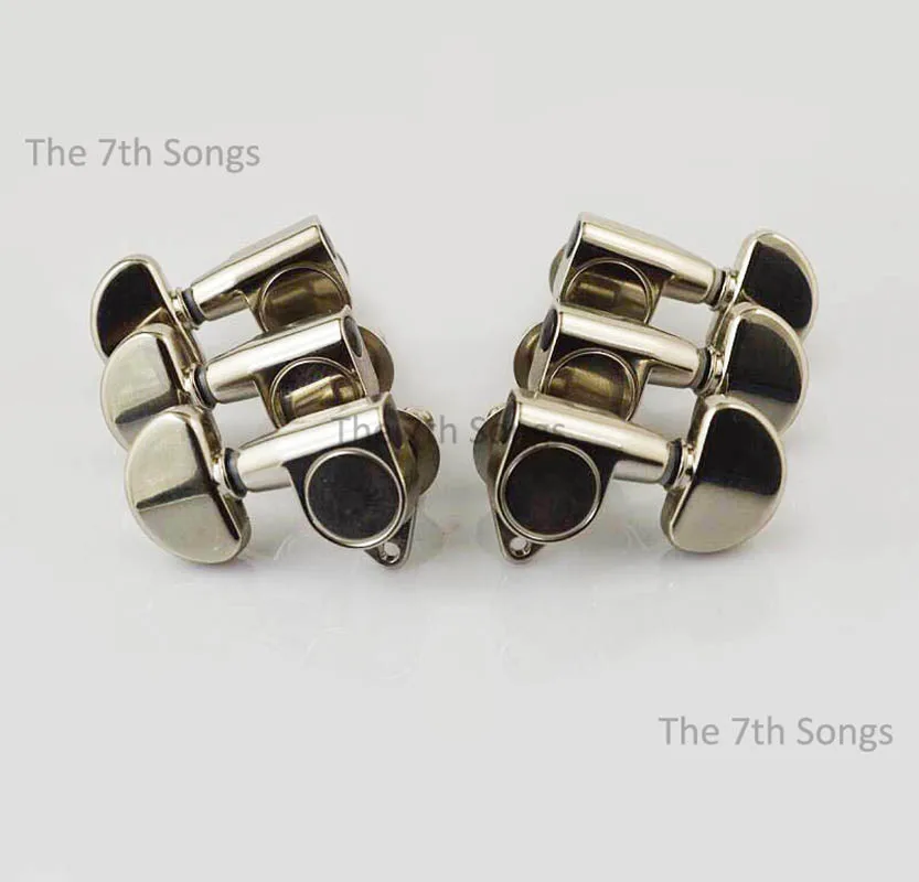 

Профессиональные 6-в-линейные 3L3R сверхмощные прецизионные гитарные колки, колки для настройки акустической электрогитары, хромированный никель