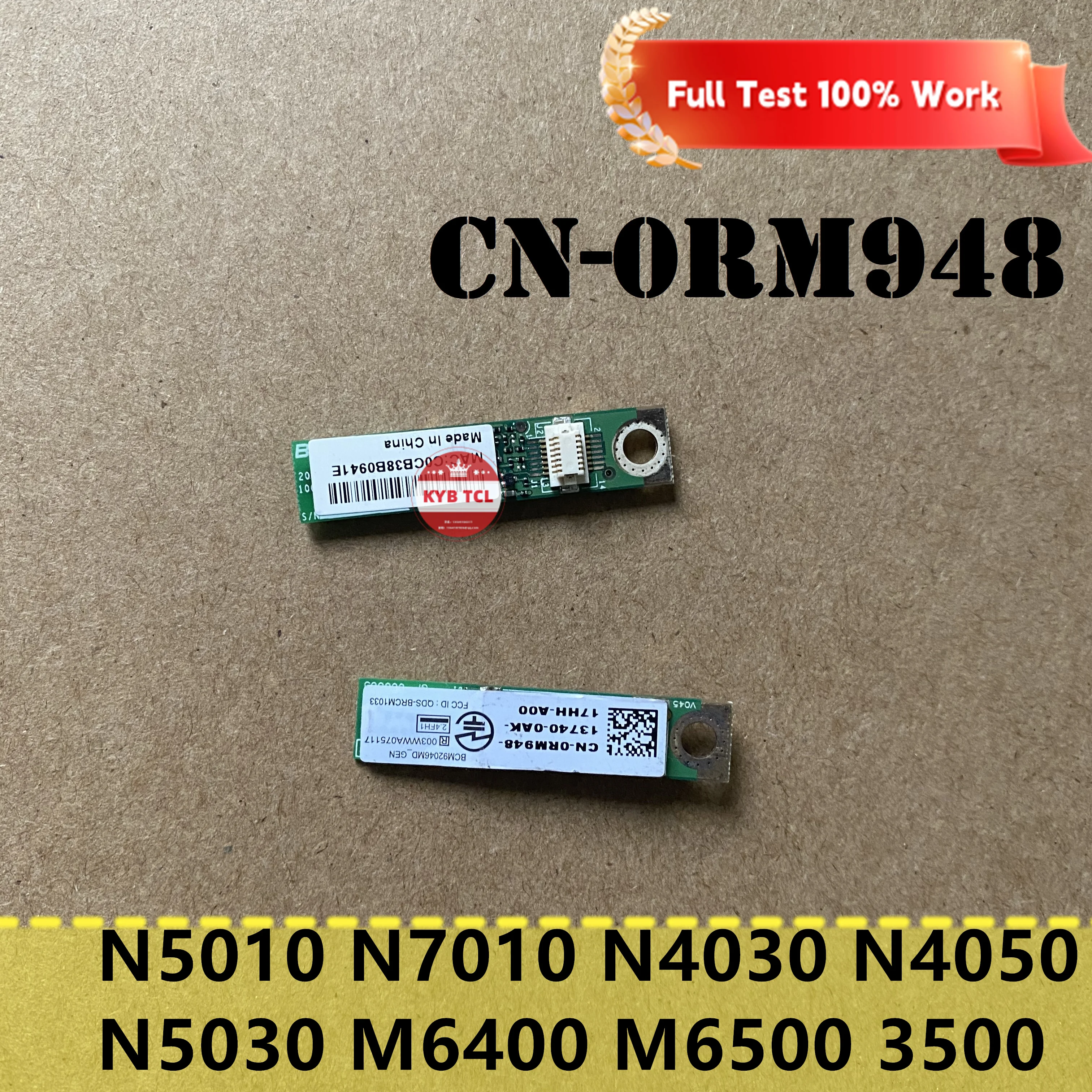 For DELL N5010 N7010 N4030 N4050 N5030 M6400 M6500 Vostro 3500 Laptop Wireless 365 Bluetooth Module Card CN-0RM948 0RM948 RM948