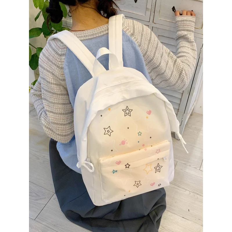 

School bags for junior high school girls and high school students, Korean style, high aesthetic appeal, niche2025New large-capac