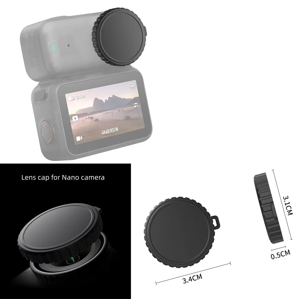 

Silicone Lens Cover for DJI OSMO Nano Camera Accessories Black