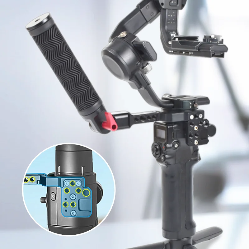 Estabilizador de Empuñadura Ronin S SC RSC2, Correa Ajustable, Carga Máxima 8 kg/17.6 lb, para Gimbal DJI Ronin Series, para Tomas en Ángulo Bajo