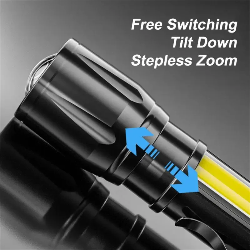 High Power XP-GQ5 Rechargeable LED Flashlight Mini Zoom Torch Outdoor Camping Strong Lamp Lantern Waterproof Tactical Led Light