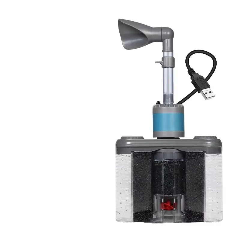 

Three-In-One Plastic Fish Tank Filter Aquarium Oxygenation Water Circulation Toilet Cleaning Solution for Fairy Fish Living Room