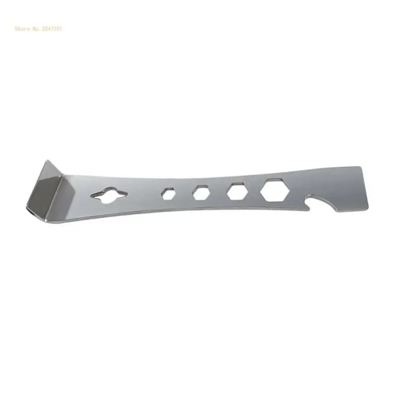 StainlessSteel Prybar Scraper ,Remove Residues from Steel, Aluminum, and More BuiltIn Pullers and Bottle Opener Dropship