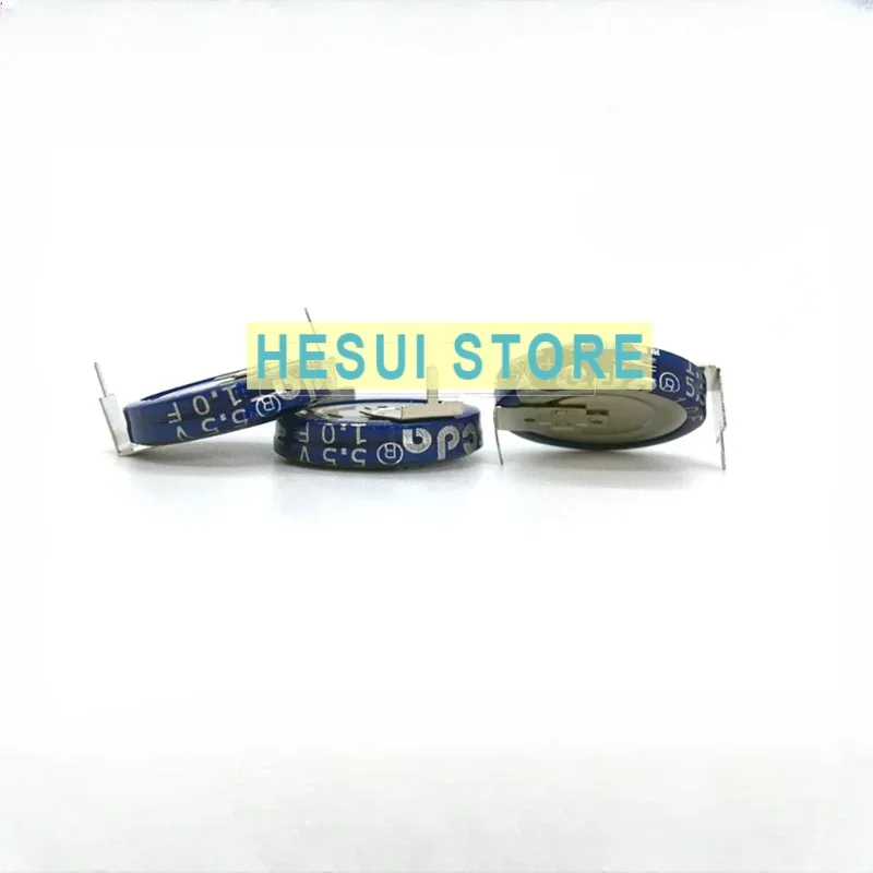 1/10PCS CEN5R5155H-ZG 5R5155H Super Farad Gold button Capacitor 5.5V1.5F H type horizontal