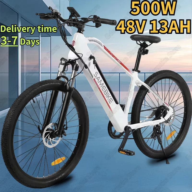 Electric Bike 500W Powerful Motor 48V13AH Lithium Battery E Bike Aluminum Alloy 27.5 Inch Tire Urban Mobility Electric Bicycle